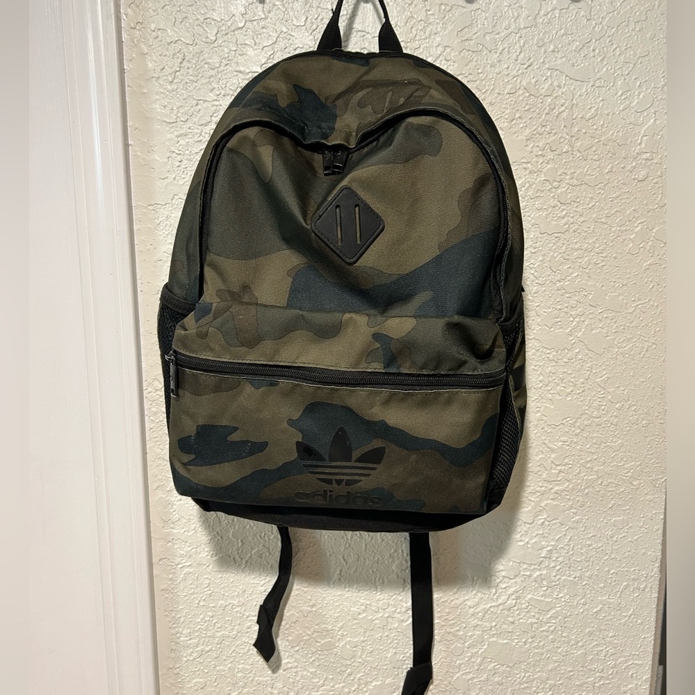 Adidas camouflage backpack